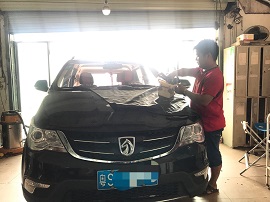 汽车前挡风玻璃修复